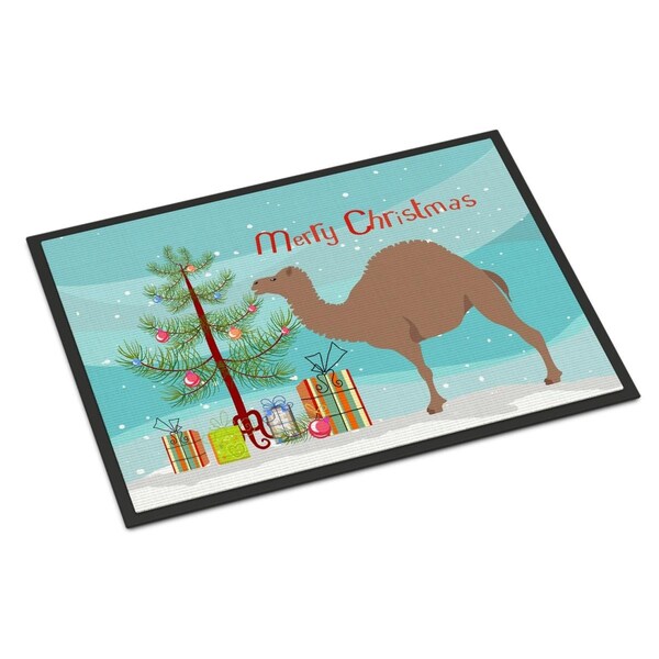 Carolines Treasures F1 Hybrid Camel Christmas Indoor or Outdoor Mat - 18 x 27 in. BB9186MAT - main